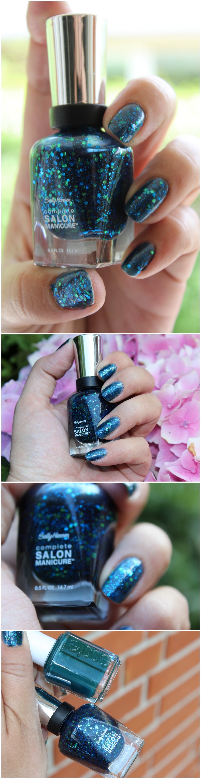 Sally Hansen Mermaid's tale Essie go overboard