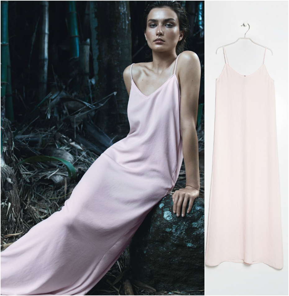 mango pale pink maxi