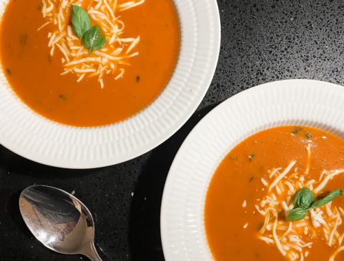 hjemmelavet cremet tomatsuppe opskrift